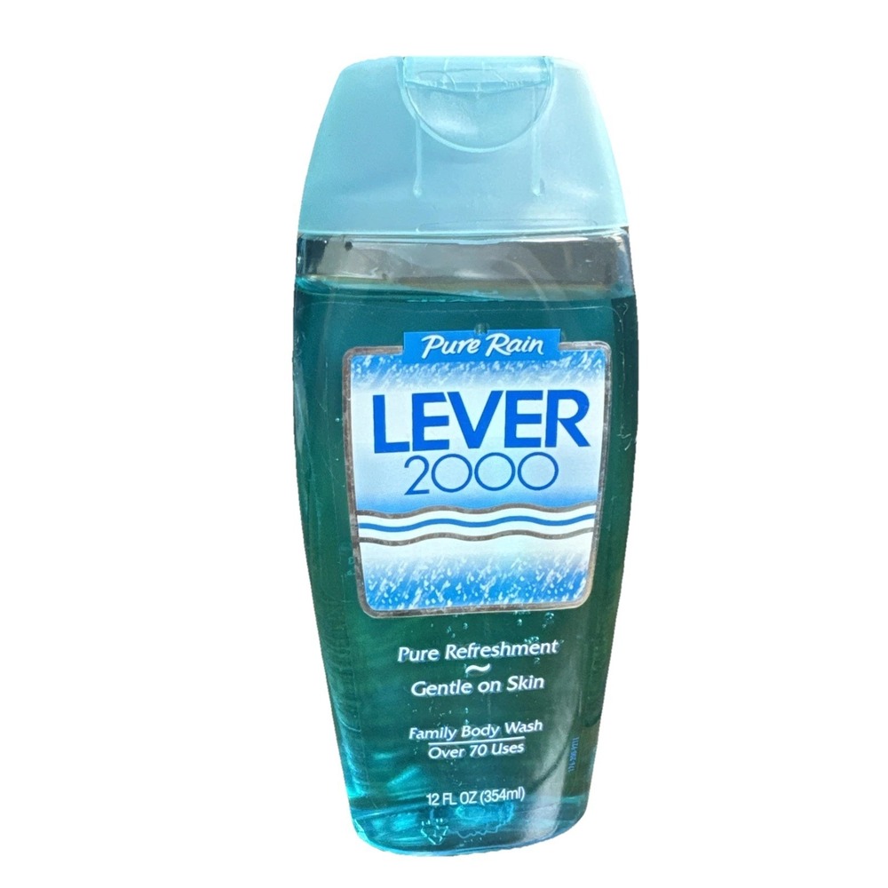 NOS Vintage Lever 2000 Body Wash Pure Rain 12oz. Rare HTF Discontinued
